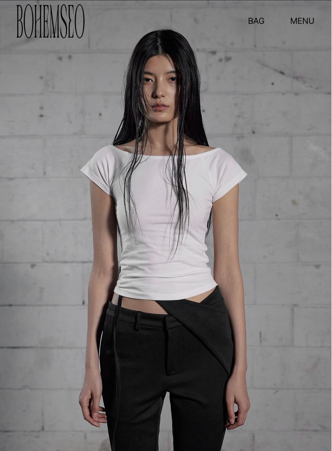 보헤미안서울 basic boatneck t 베이직 보트넥 티 상품이미지1