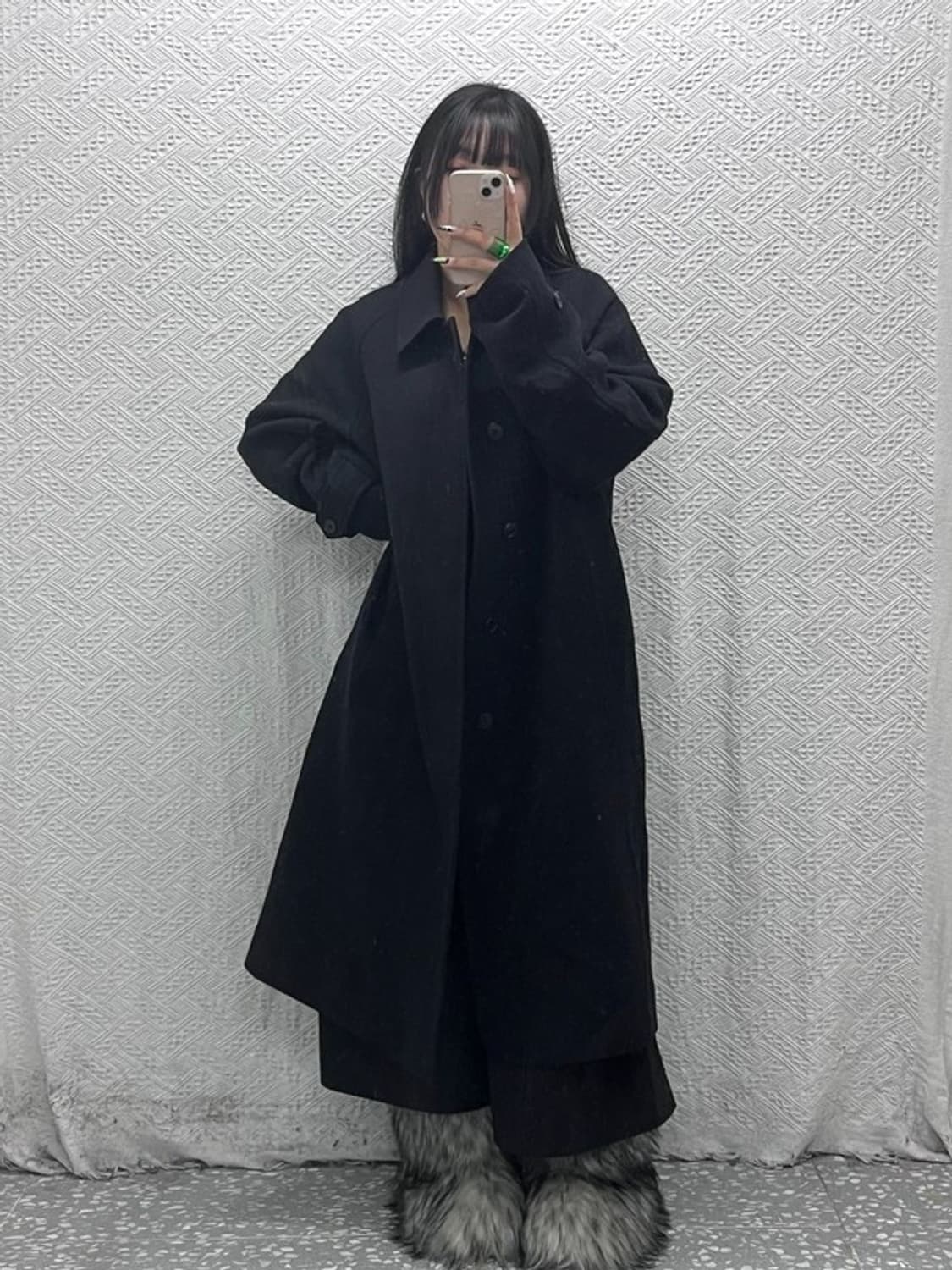 유니클로 캐주얼 모던시크 시티룩 롱코트 XXL C08600 상품이미지1