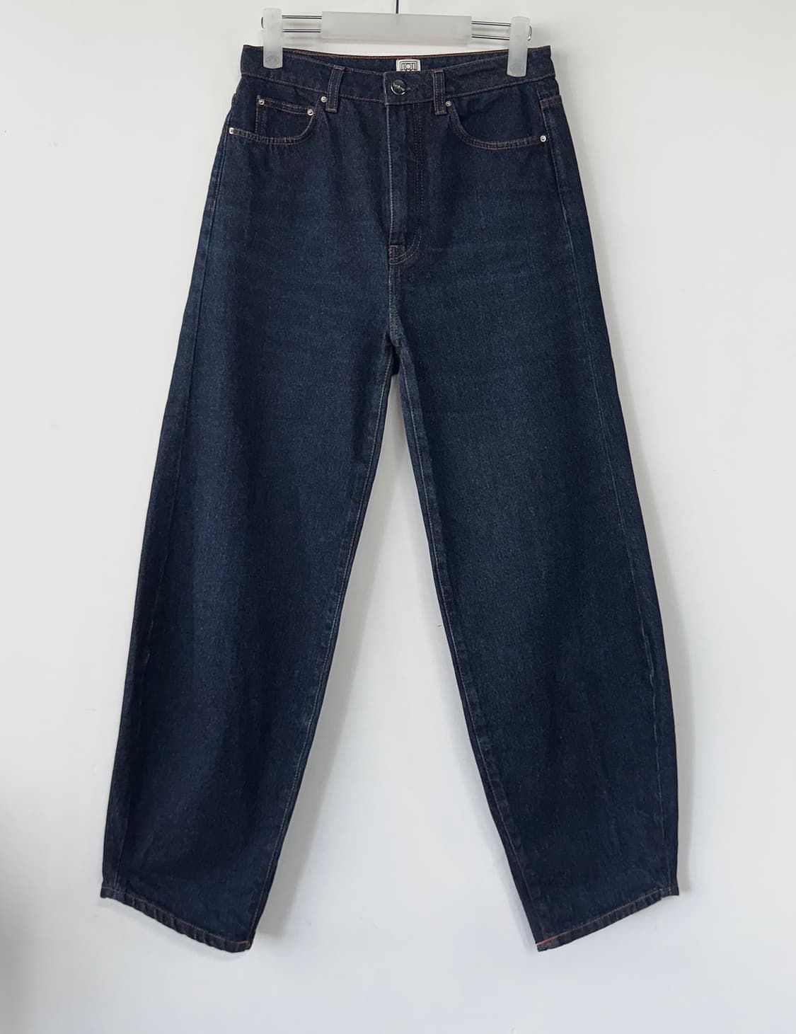 토템 배럴 레그 인디고 데님 진 상품이미지2