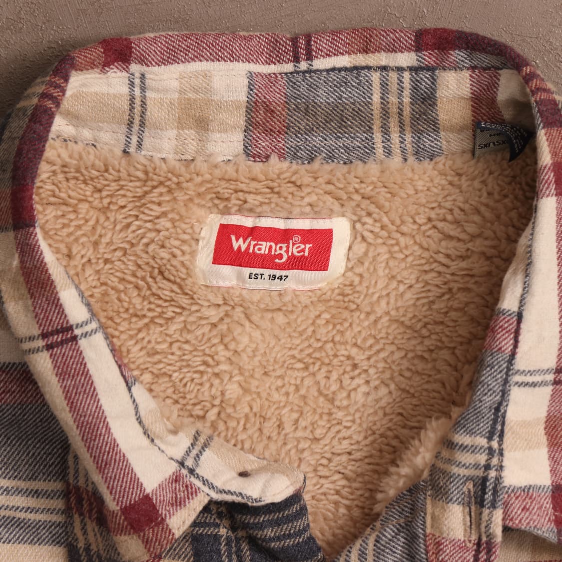 랭글러 양털 플란넬 체크 자켓 A1551 상품이미지3