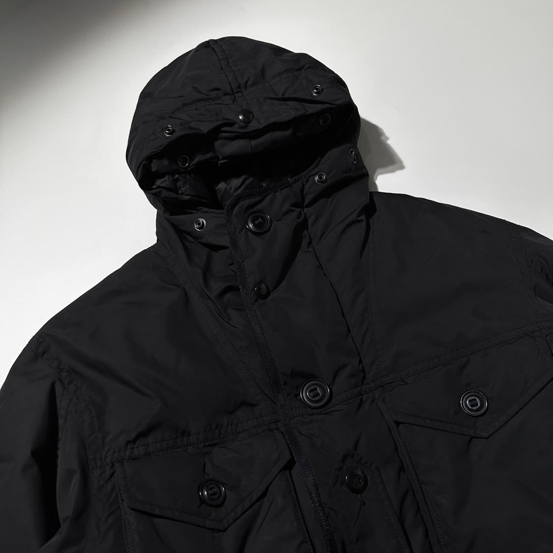 폴로 랄프로렌 캐나다군 IECS 덕다운 패딩 파카 블랙 상품이미지4