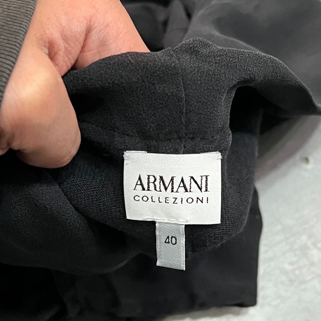  아르마니 꼴레지오니 레이어드 카라 롱 가디건 y16015 상품이미지6