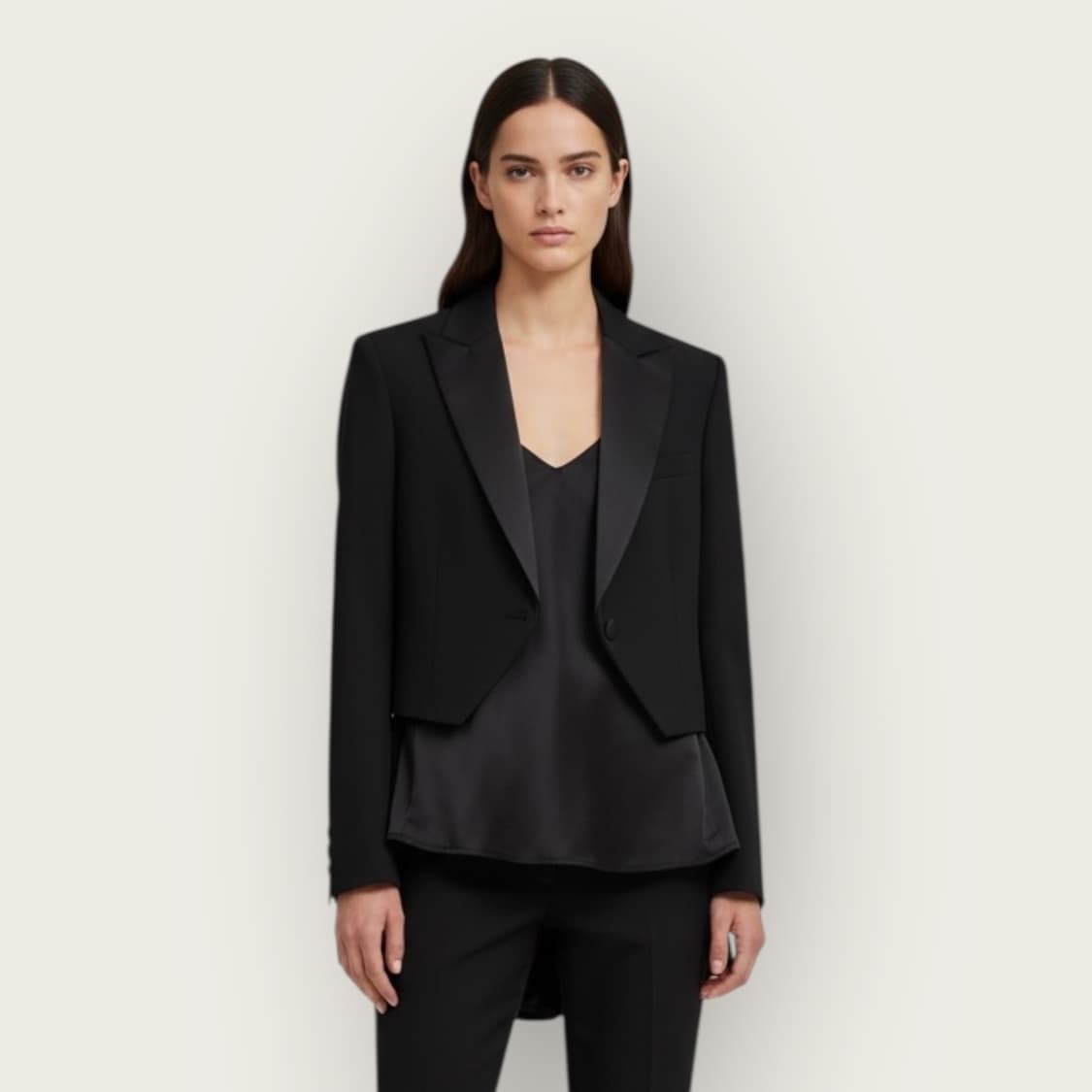 36/ 생로랑 17SS 크롭 비대칭 블레이저 자켓 상품이미지1