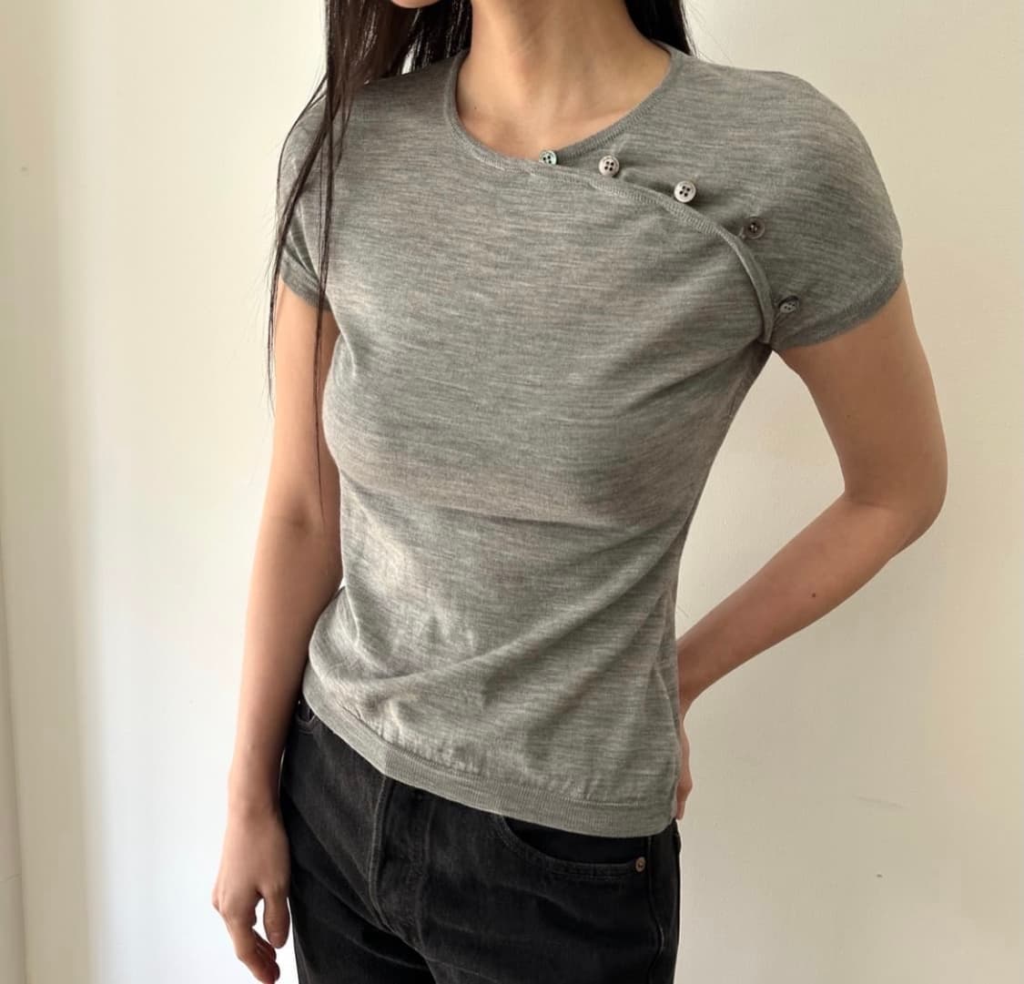 페라가모 ferragamo 반팔 니트 티셔츠 상품이미지1