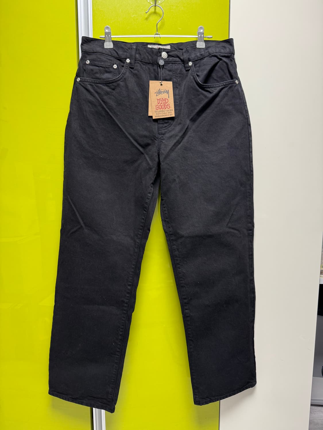 [32] 스투시 클래식 진 오버다이드 블랙 상품이미지1