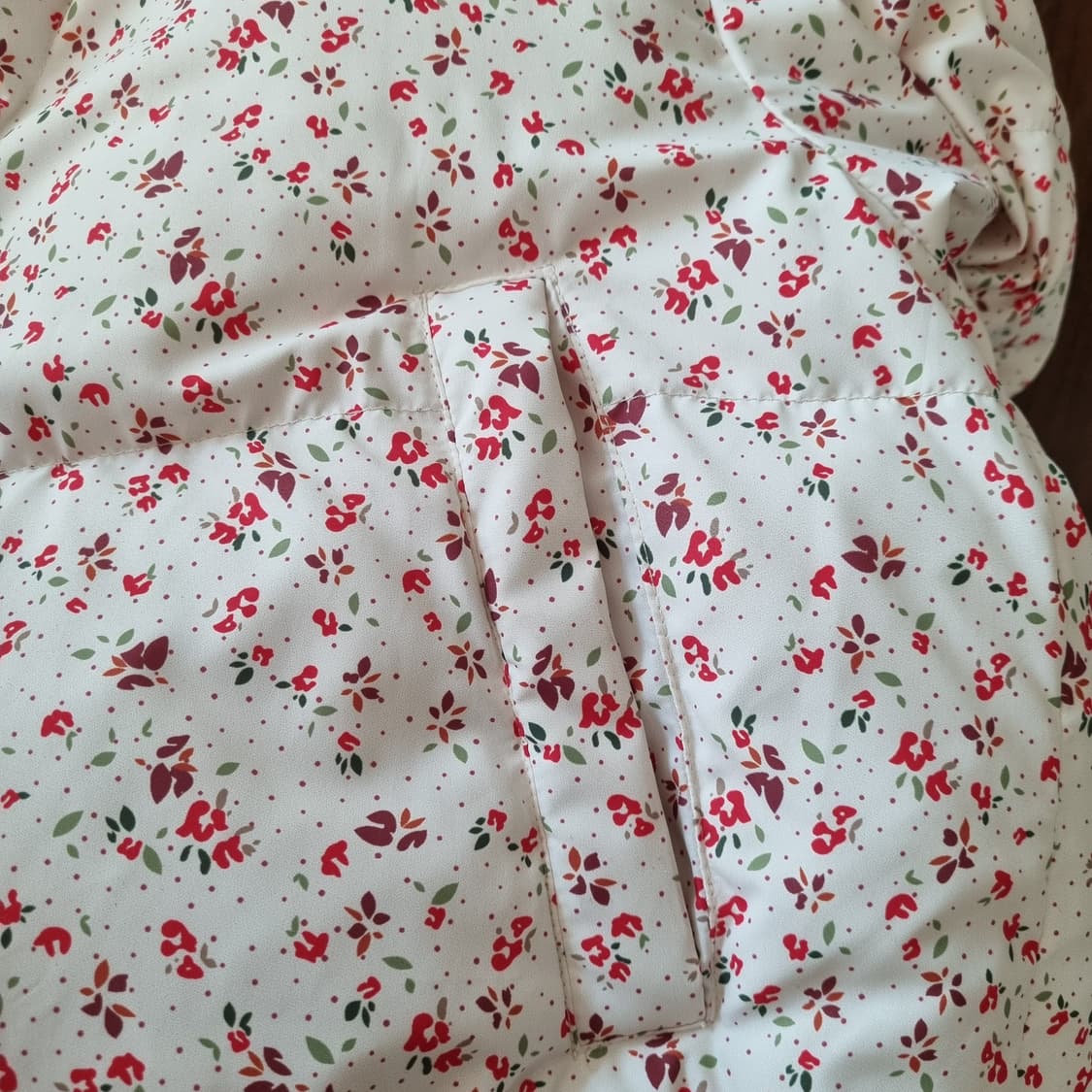 LAP 랩 꽃무늬 크롭 숏패딩 푸퍼자켓 상품이미지8