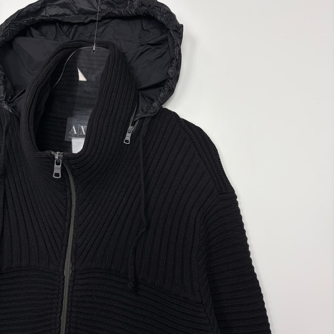 아르마니 익스체인지 니트 집업 가디건 상품이미지4