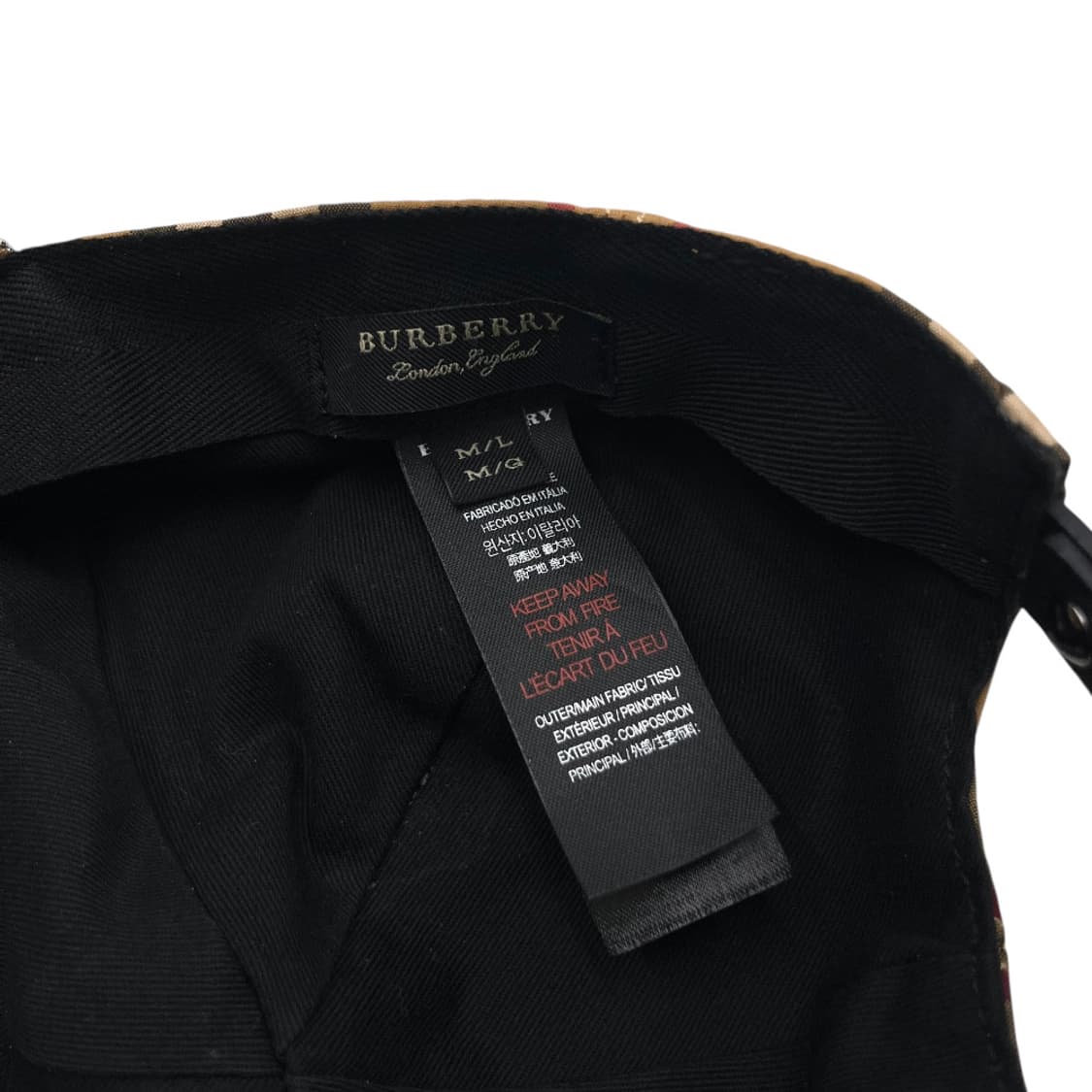  버버리 클래식 노바체크 볼캡 상품이미지9