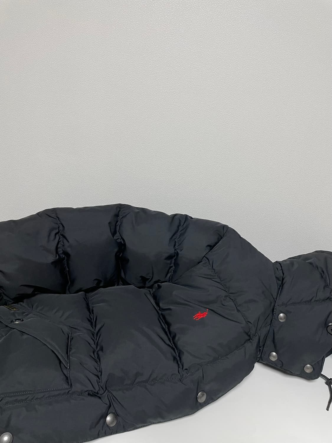 [S] 폴로 랄프로렌 푸퍼 다운 패딩 블랙 95~100 상품이미지7
