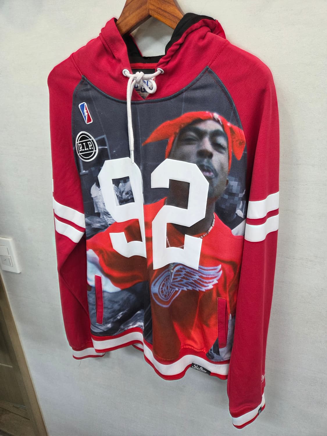 빈티지 포스트게임 투팍 프린팅 92 프린팅 후드티 xl 상품이미지9