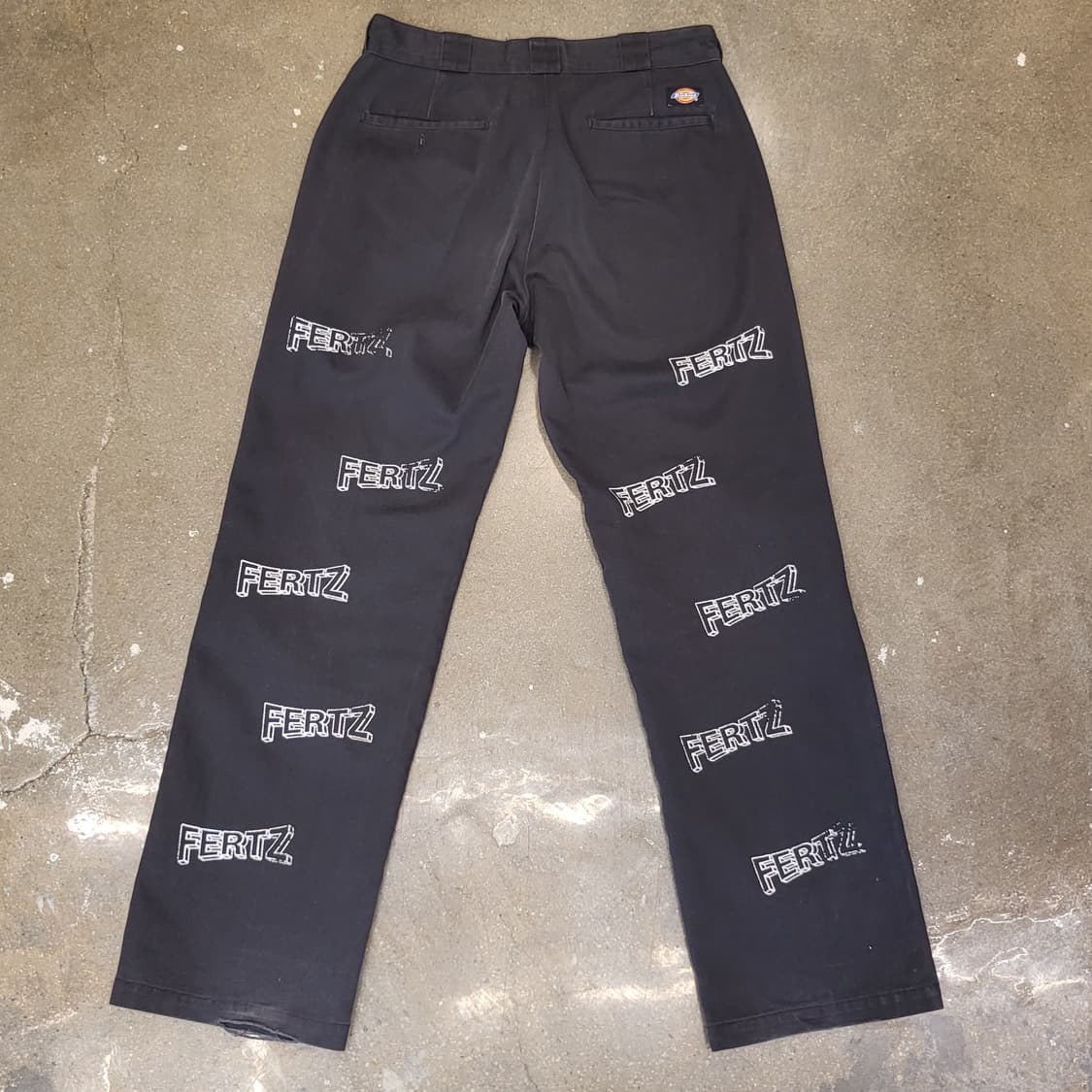 디키즈 874 FERTZ 프린팅 블랙 팬츠 상품이미지5