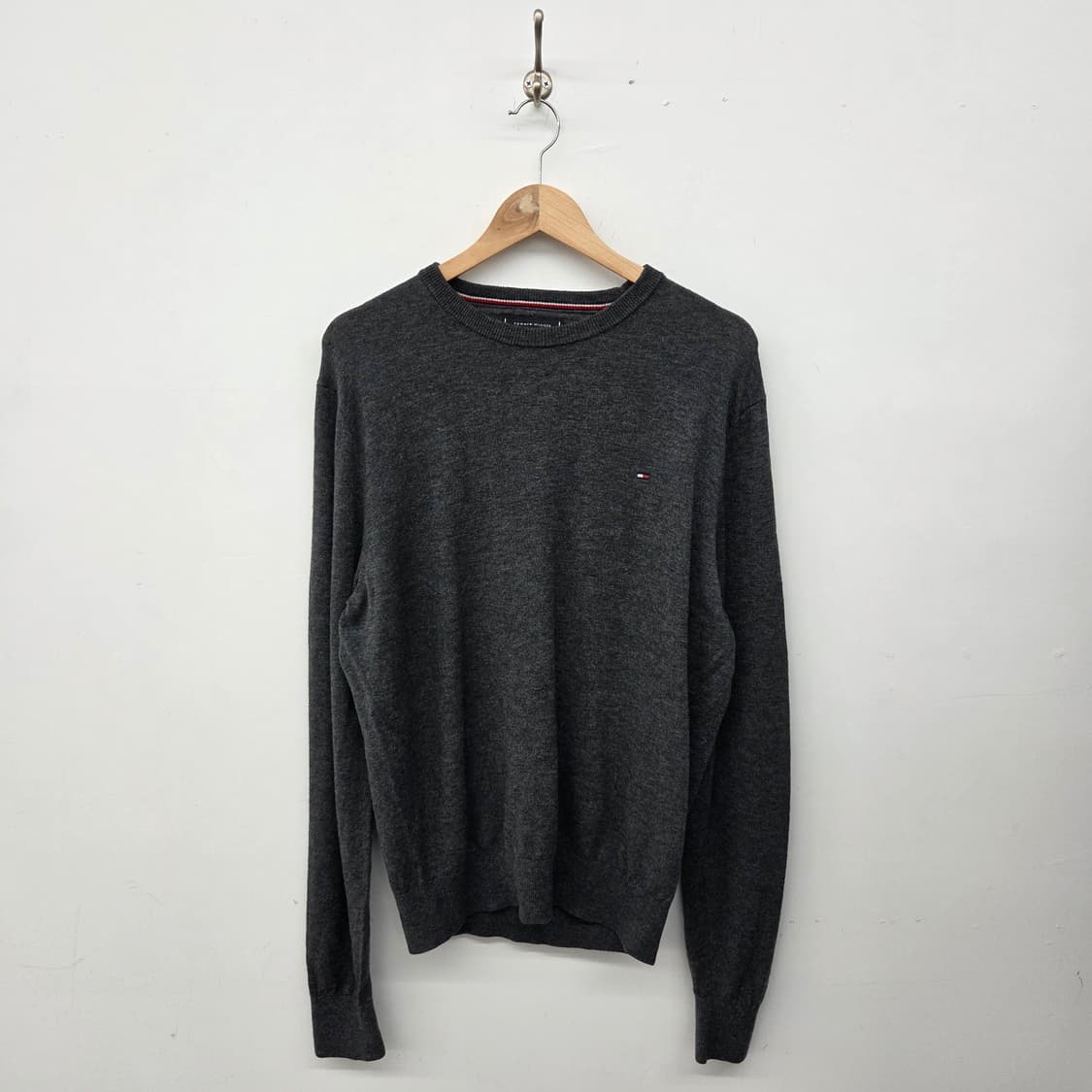 타미힐피거 그레이 니트 스웨터 남XL 상품이미지1
