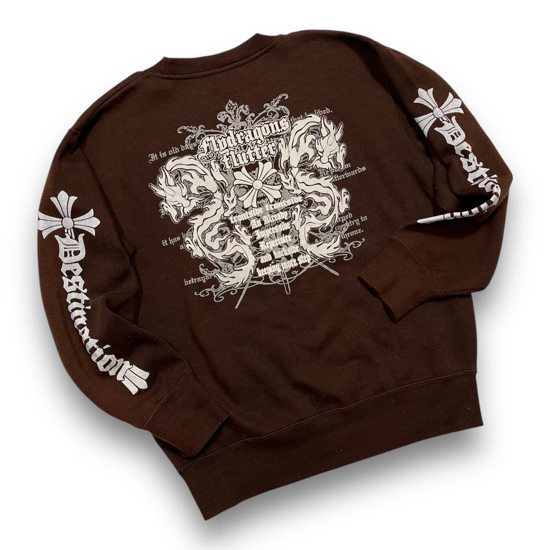 Beaumere Punk Oriental cross sweatshirt 상품이미지1