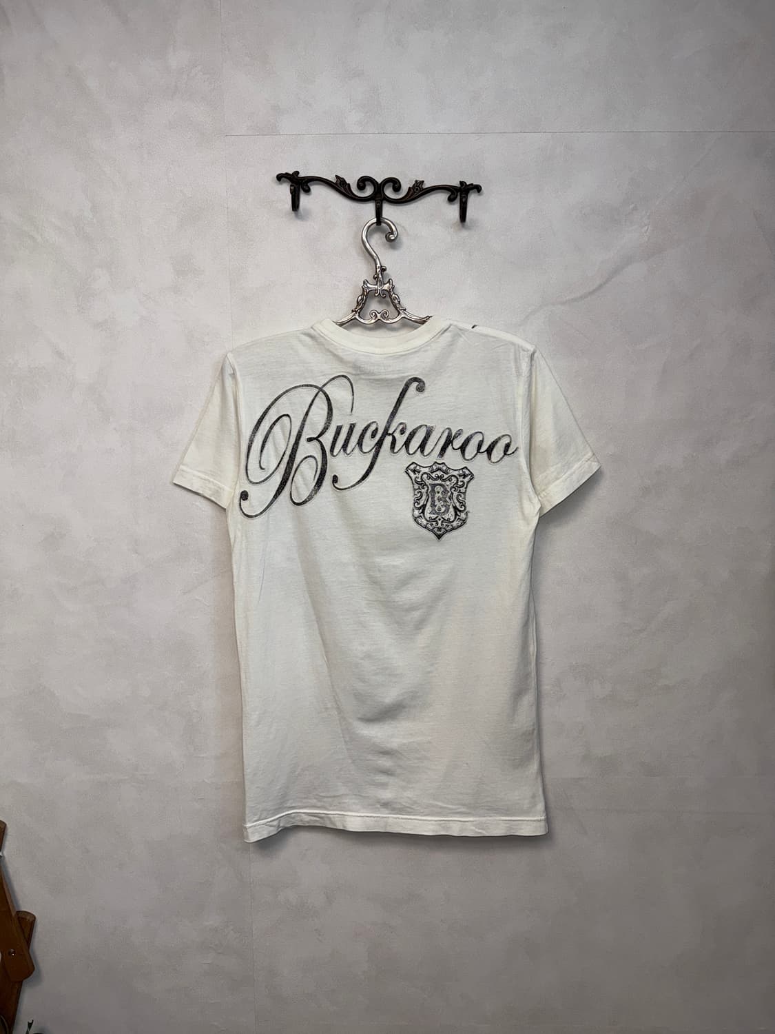 Buckaroo white oriental punk graphic 반팔티 상품이미지4