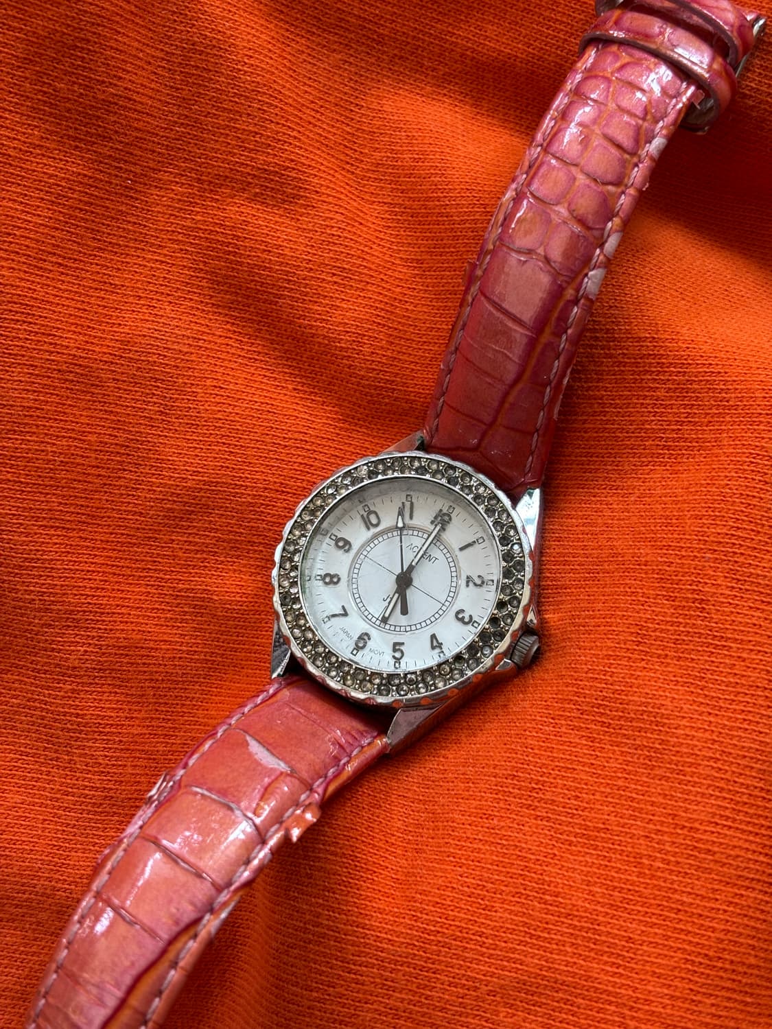 vintage accentime leather watch  상품이미지1