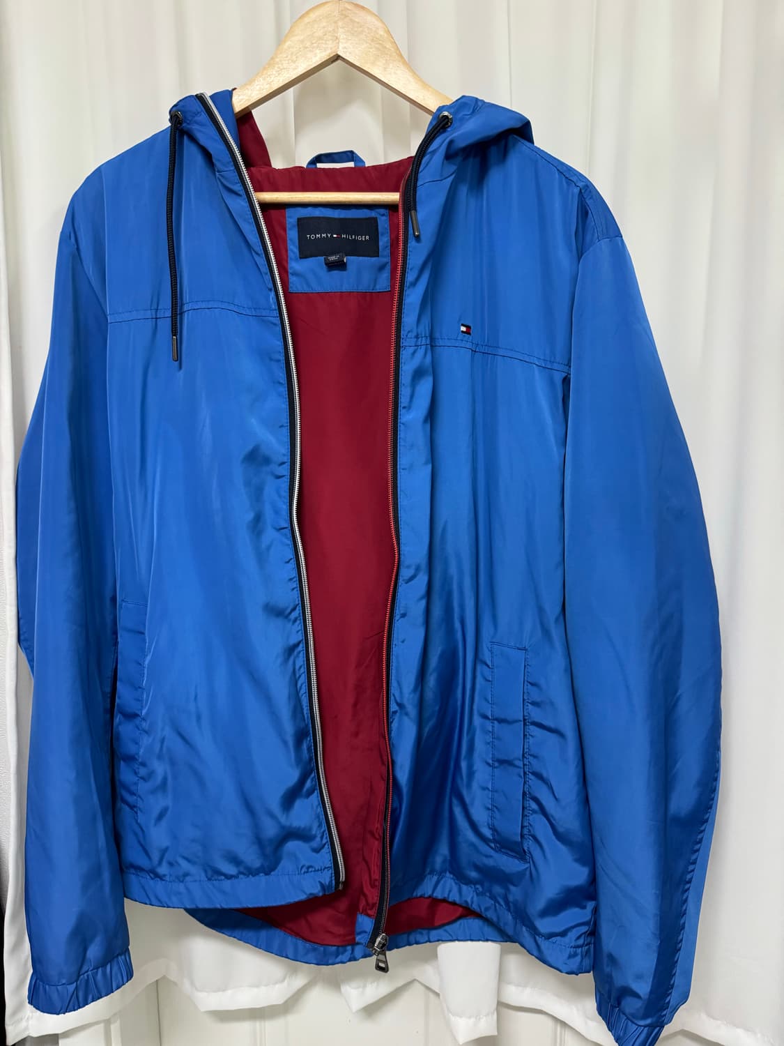 타미힐피거 블루 바람막이 자켓 상품이미지1