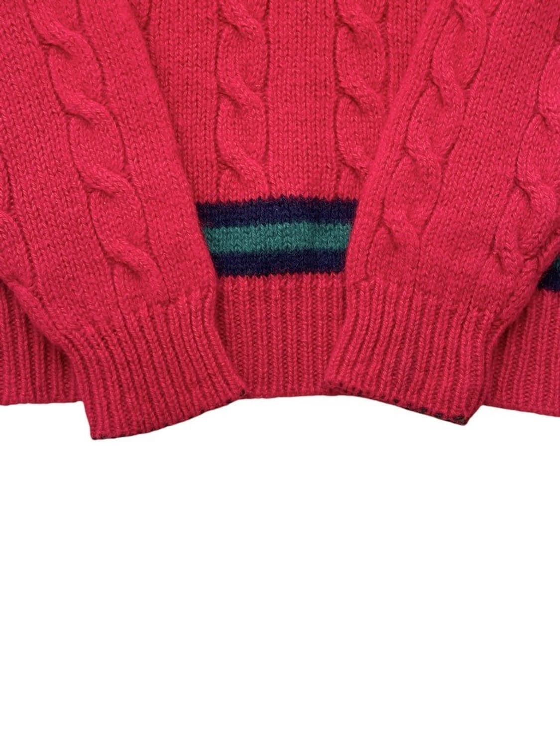 90's 갭 셔틀랜드 울 크리켓 스웨터 상품이미지5