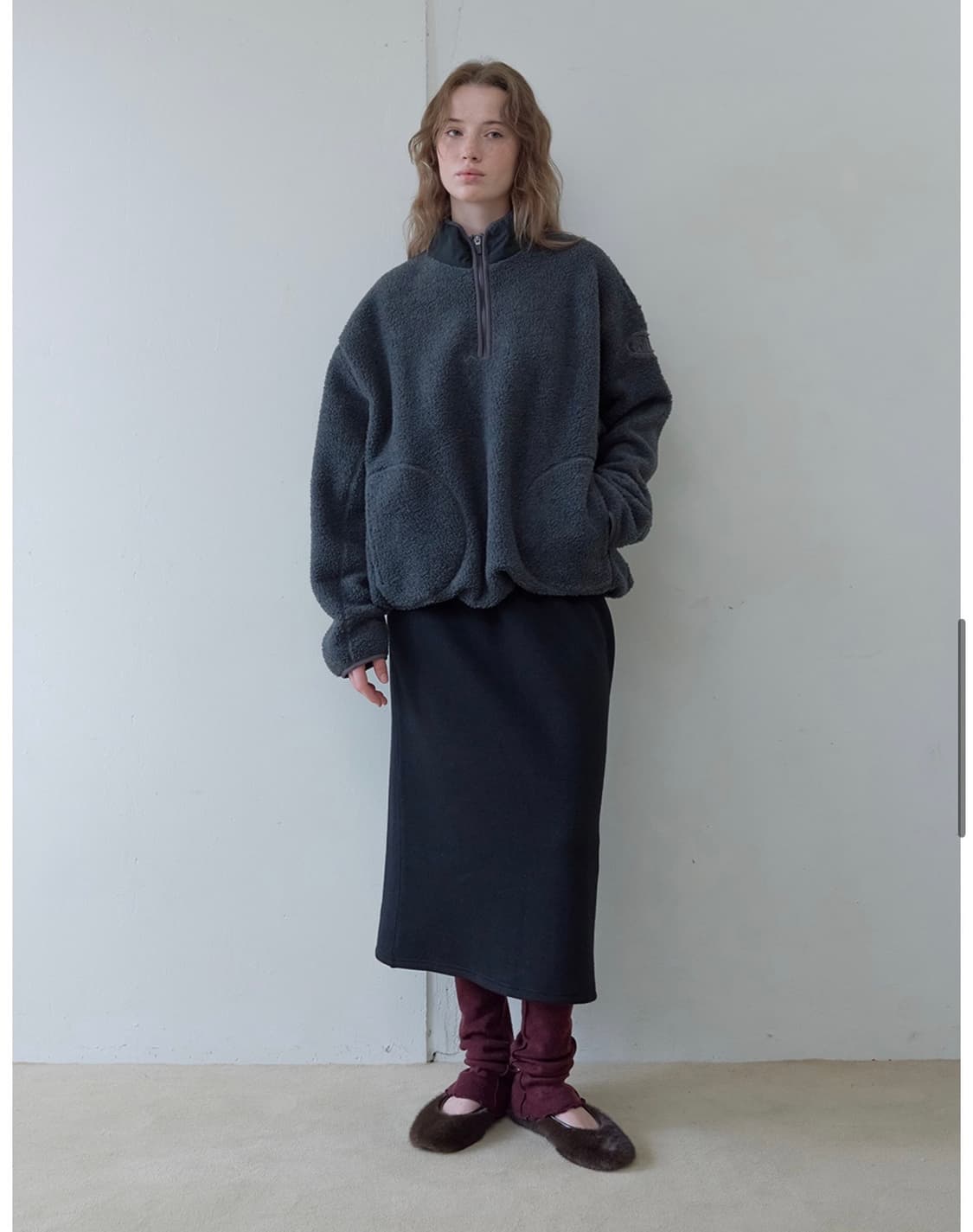 아유서울 울 니트 밴딩스커트 (새상품) 상품이미지2