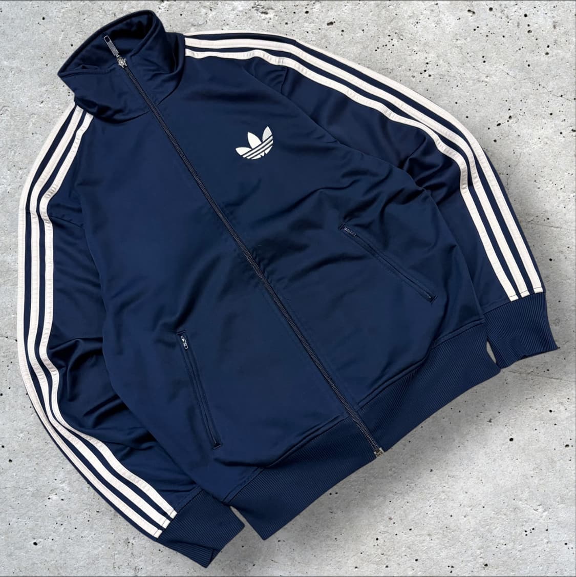 [95] 12s 아디다스 파이어버드 네이비 져지 트랙탑 C366 상품이미지1