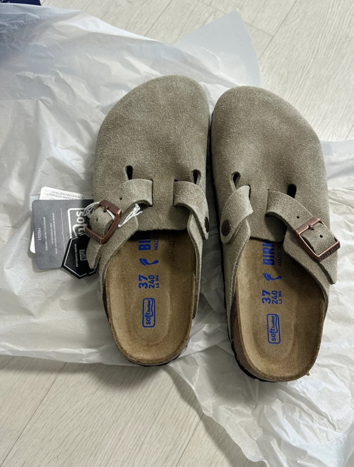 버켄스탁 보스턴 타우페 내로우 37/240 상품이미지1