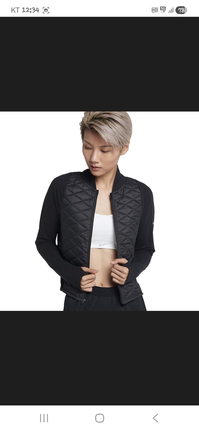 나이키 여성 에어로레이어 러닝 자켓 m 상품이미지7