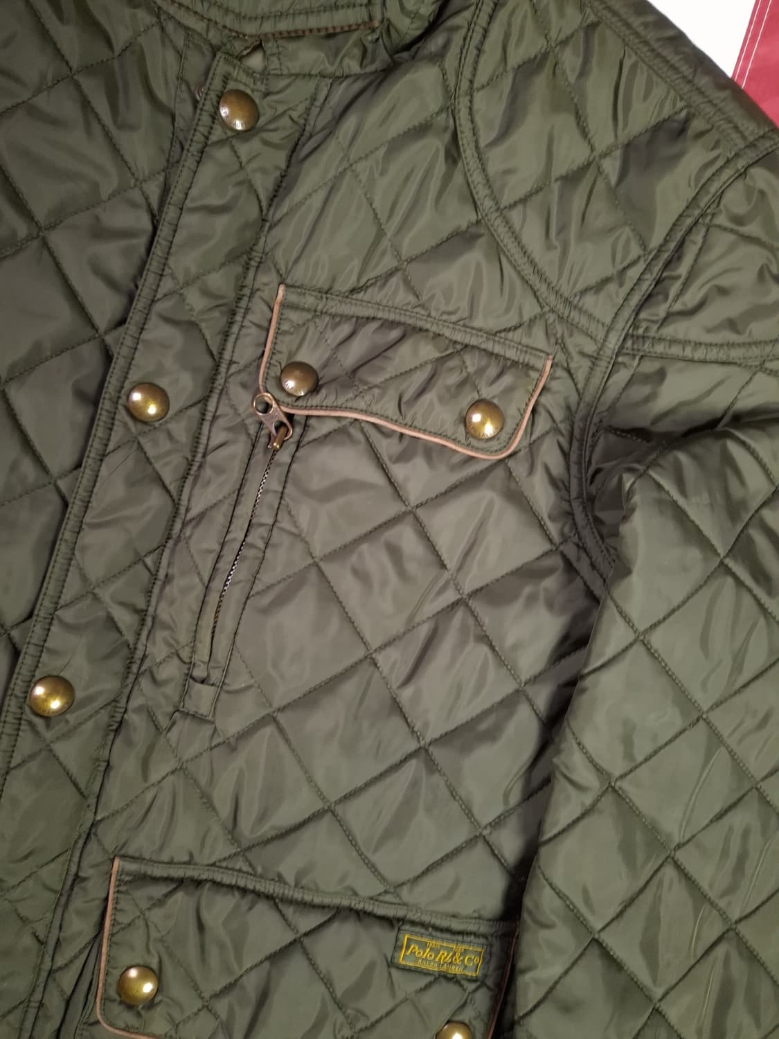 새제품급 오리지날 랄프로렌폴로 퀼팅 자켓 상품이미지7