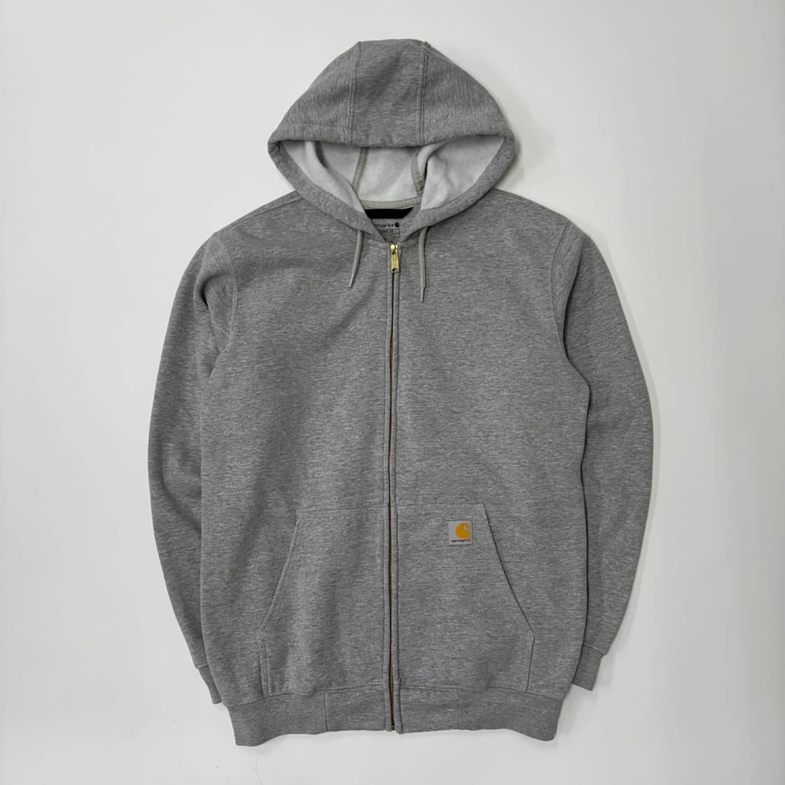 칼하트 미드웨이트 그레이 스웨트셔츠 후드집업(M) 상품이미지2
