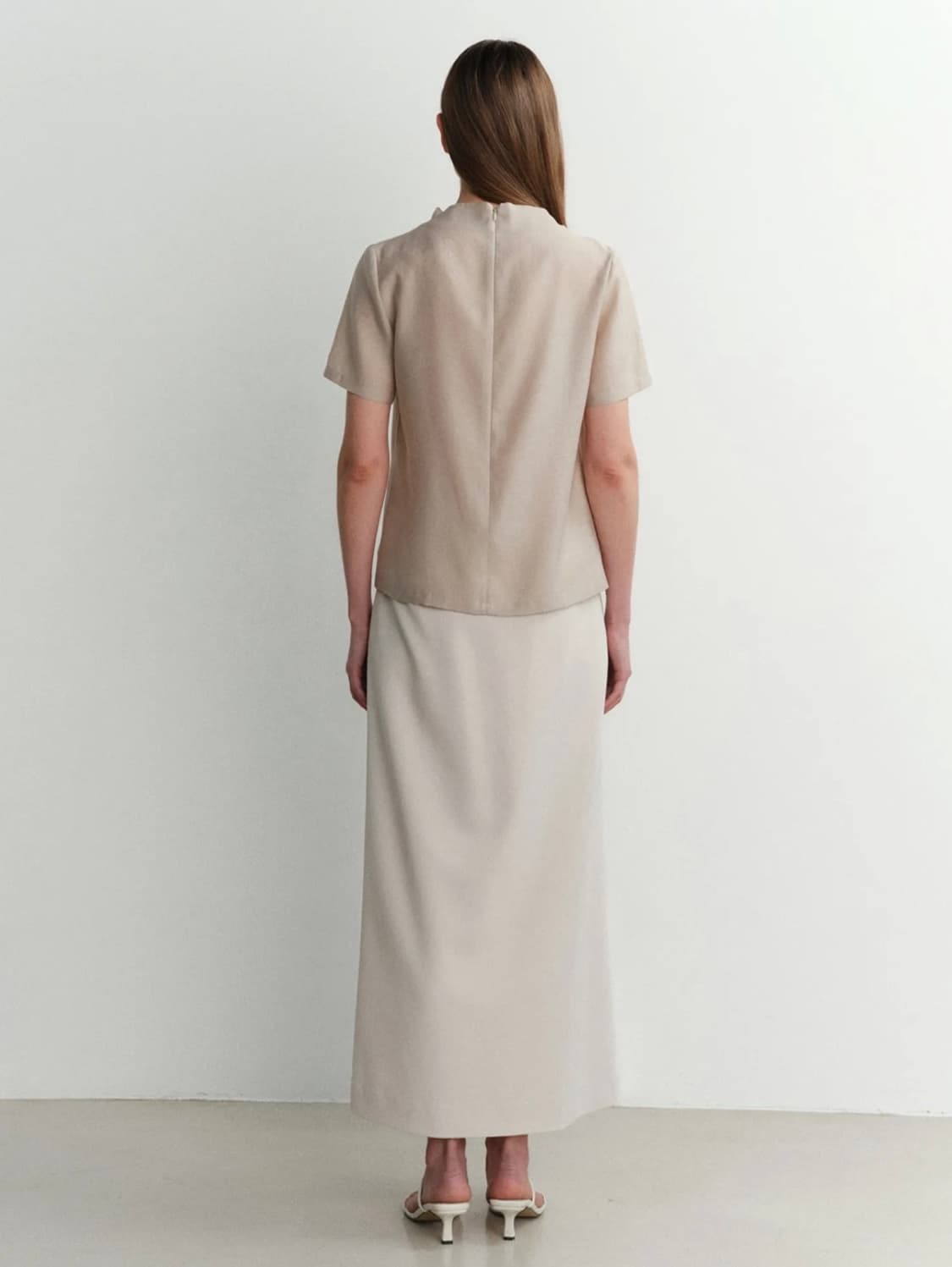 이아 cowl neck blouse 상품이미지4