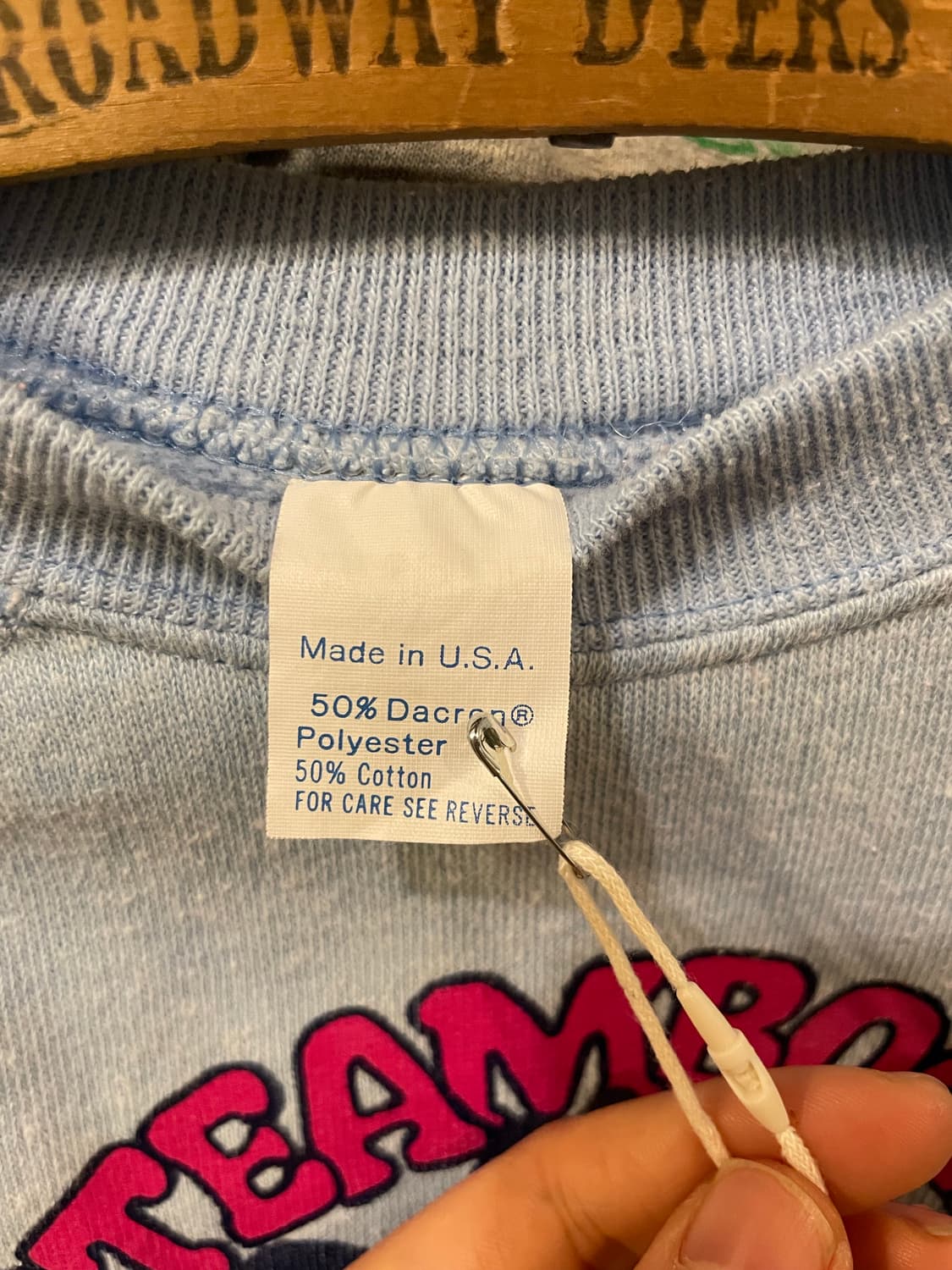 1980's Vintage Graphic Raglan Sweatshirt 상품이미지3