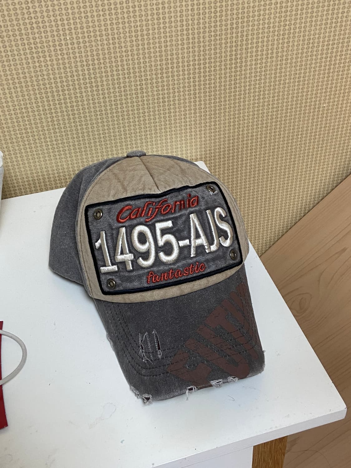 y2k 와투케깔 일본 빈티지 데미지 모자 캡모자 상품이미지2