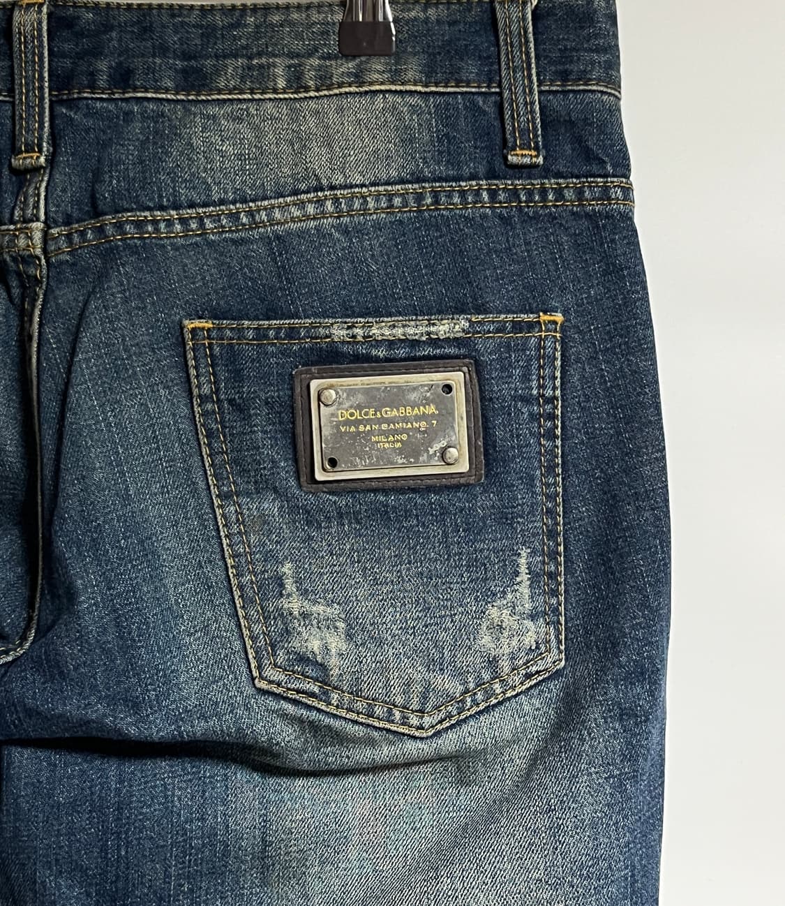 돌체앤가바나 세미와이드 워싱 데님 청바지 33 상품이미지6