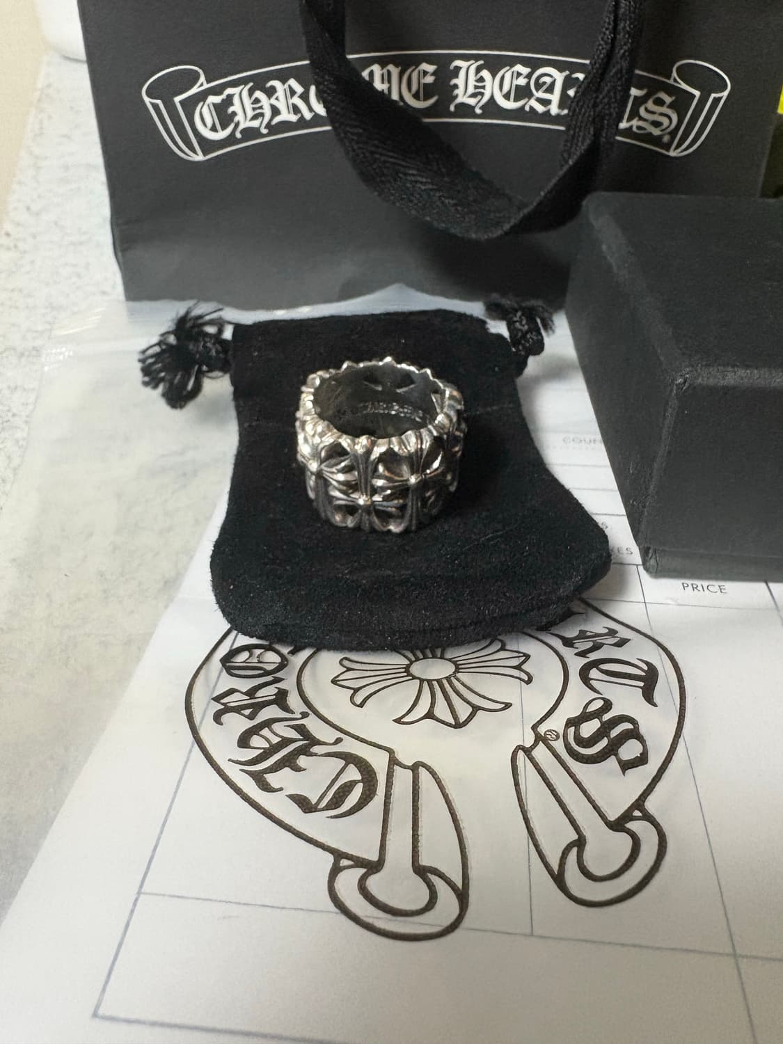 [us10.5]크롬하츠 세메터리링 상품이미지1