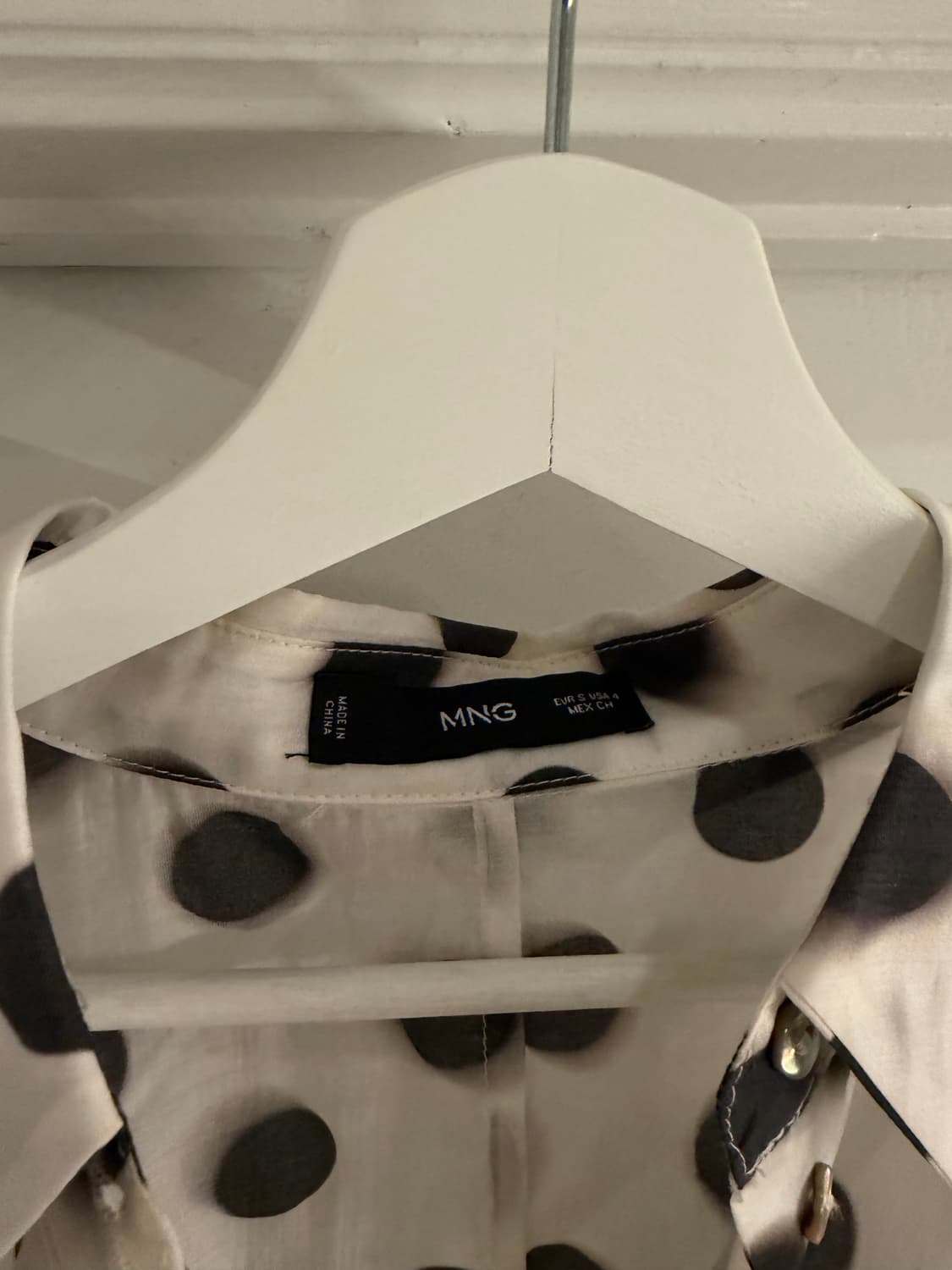 망고 도트 블라우스 셔츠 상품이미지3