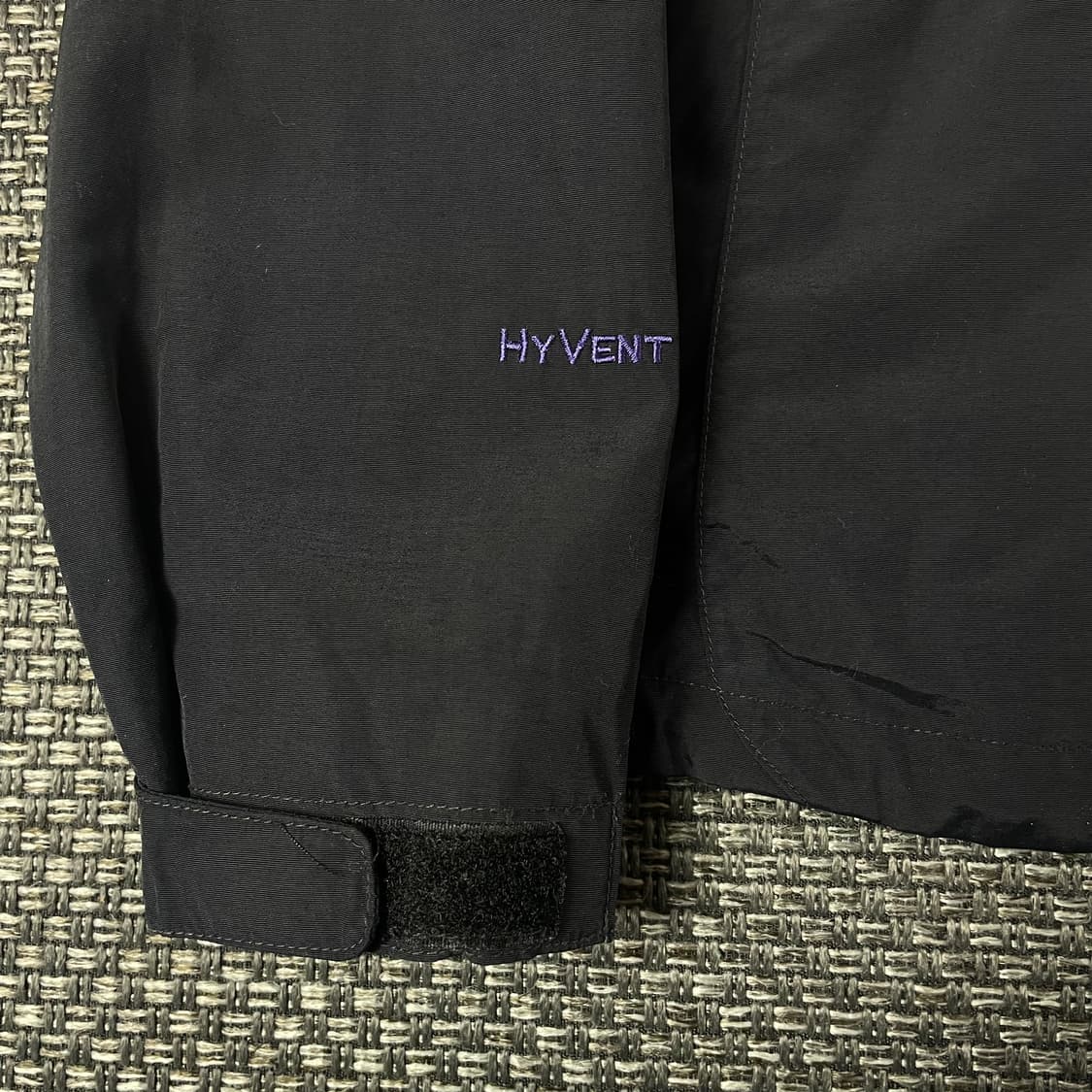 노스페이스 퍼플로고 블랙 나일론 바람막이 자켓 85 상품이미지5