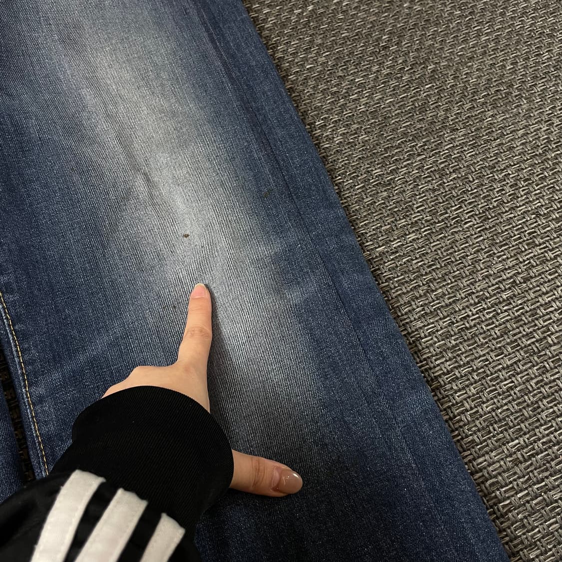 (36) 리바이스 505 중청 워싱 데님 팬츠 상품이미지4