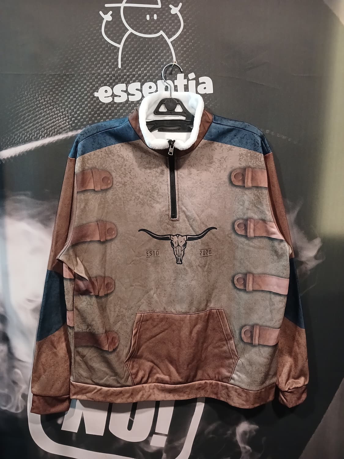 ESTD 2020  반집업 캐시미어 맨투맨 상품이미지1