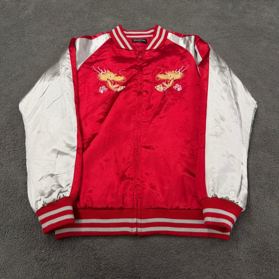 [정품/160] Jpn 일본 빈티지 지미드래곤 용자수 스카잔 자켓 상품이미지2
