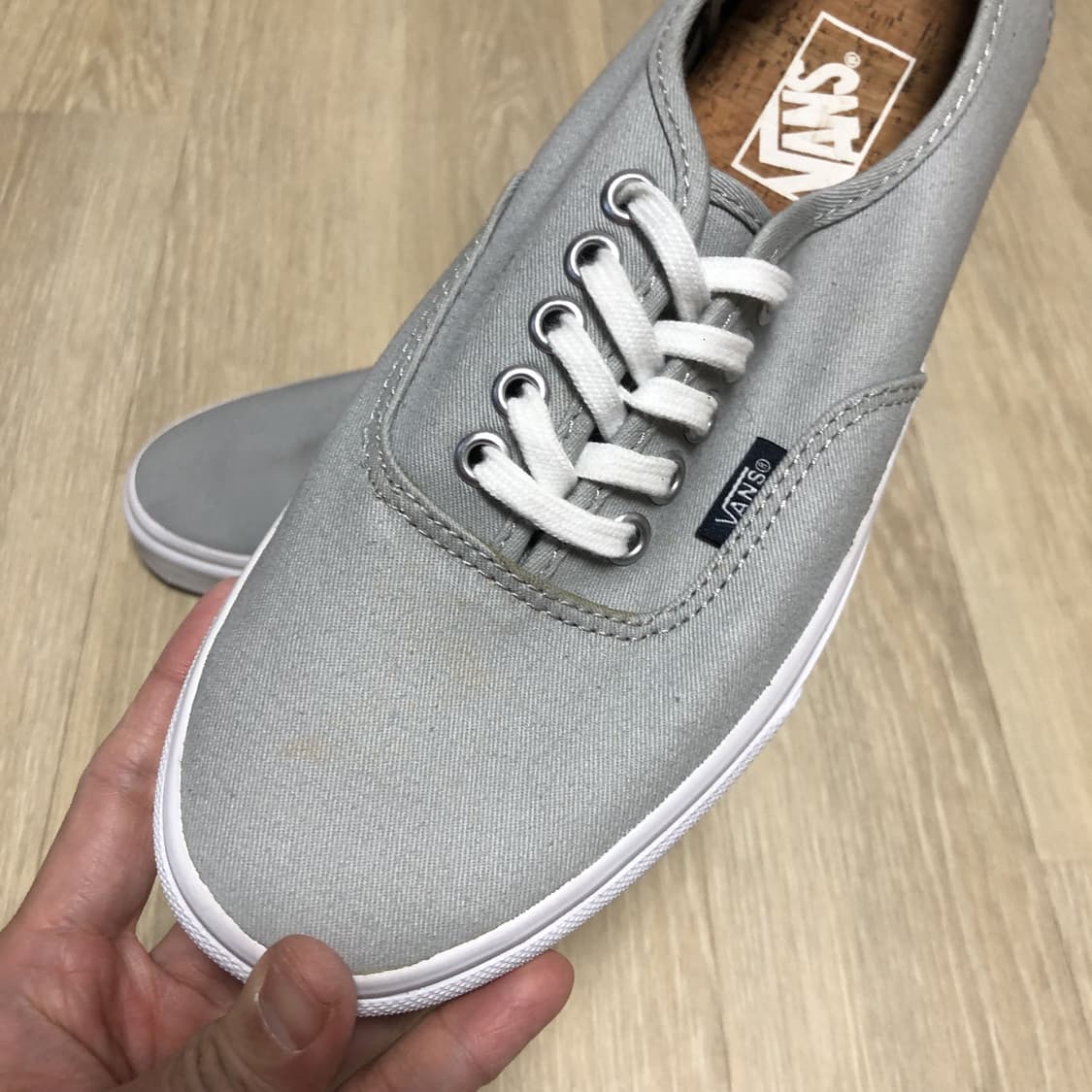 (260) 새상품 반스 VANS 어센틱 그레이 상품이미지2