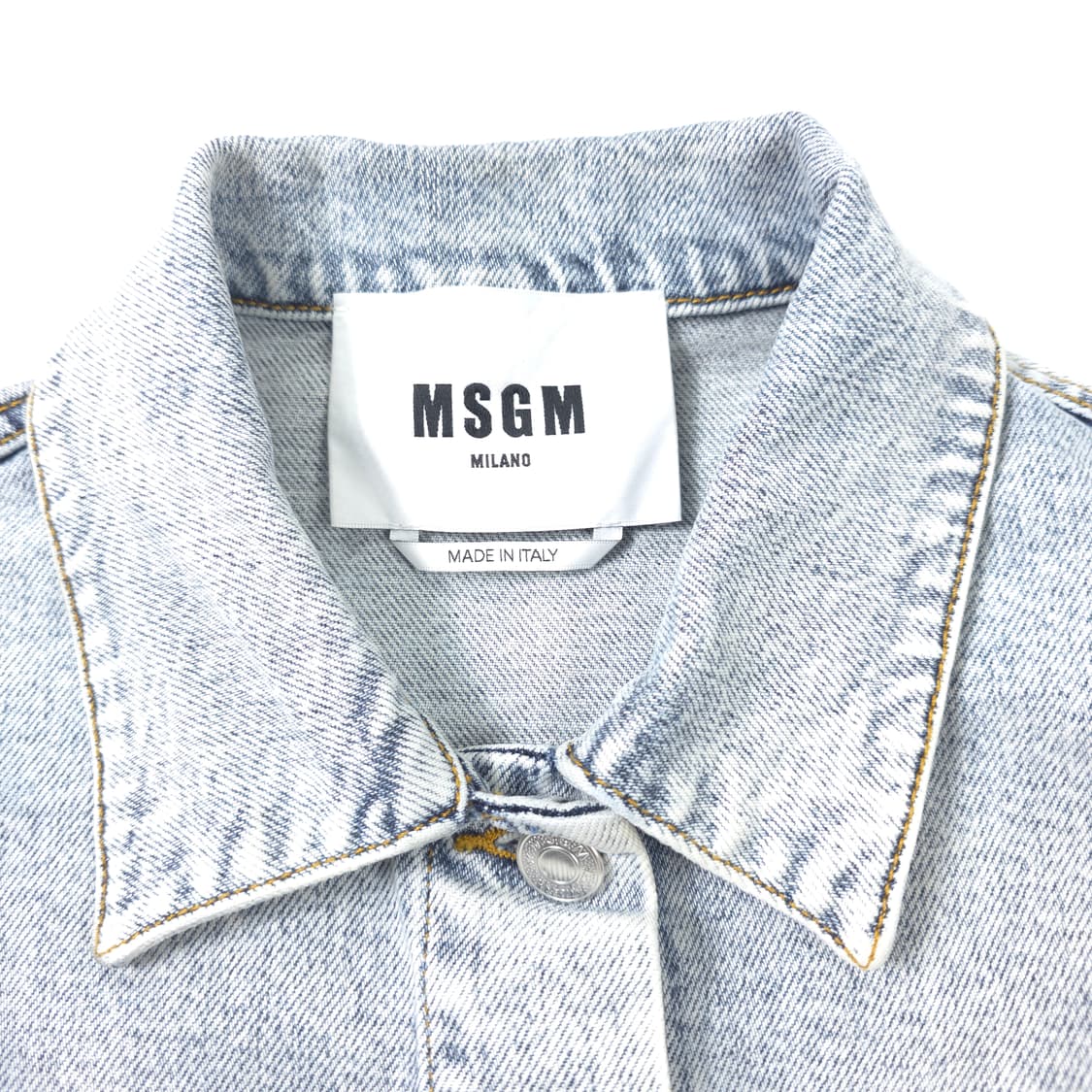 MSGM 데님 자켓 연청 (42) 상품이미지4
