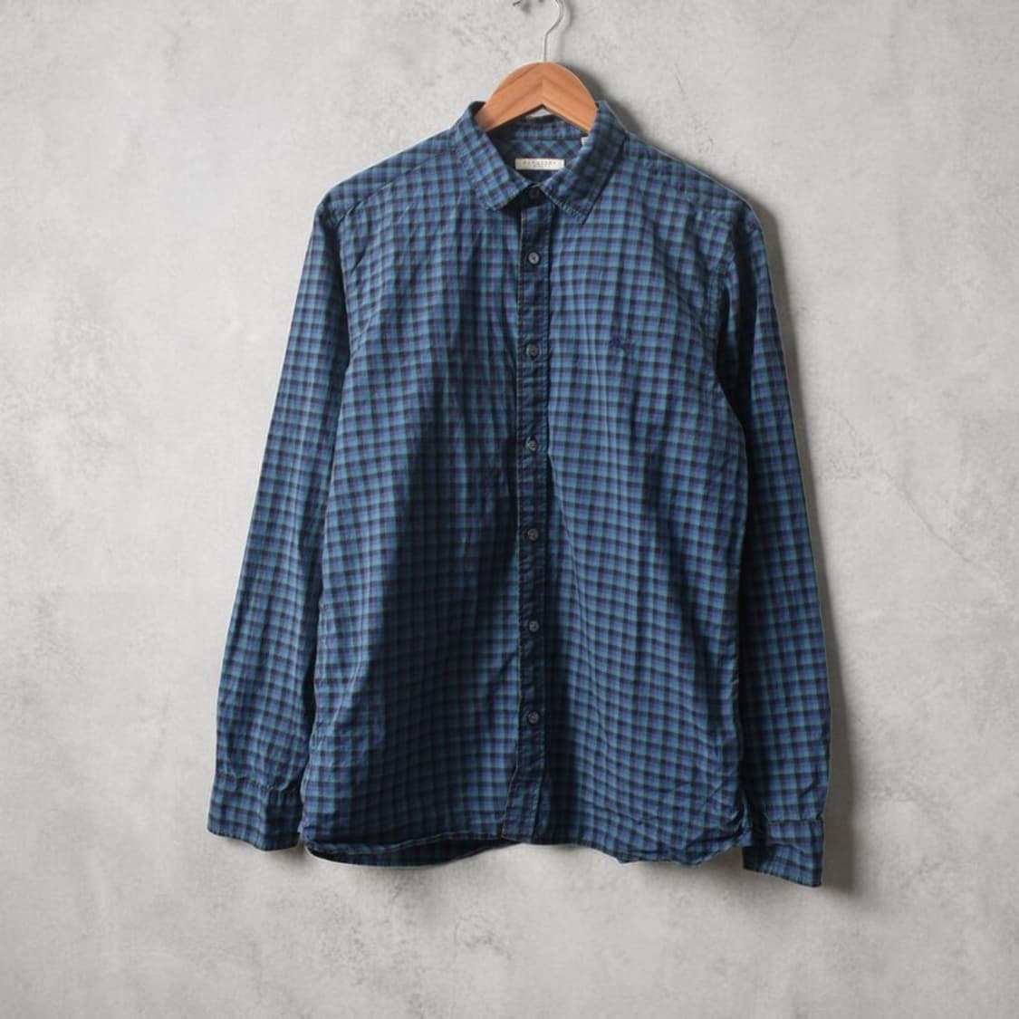버버리 체크 셔츠 L M0387 상품이미지3
