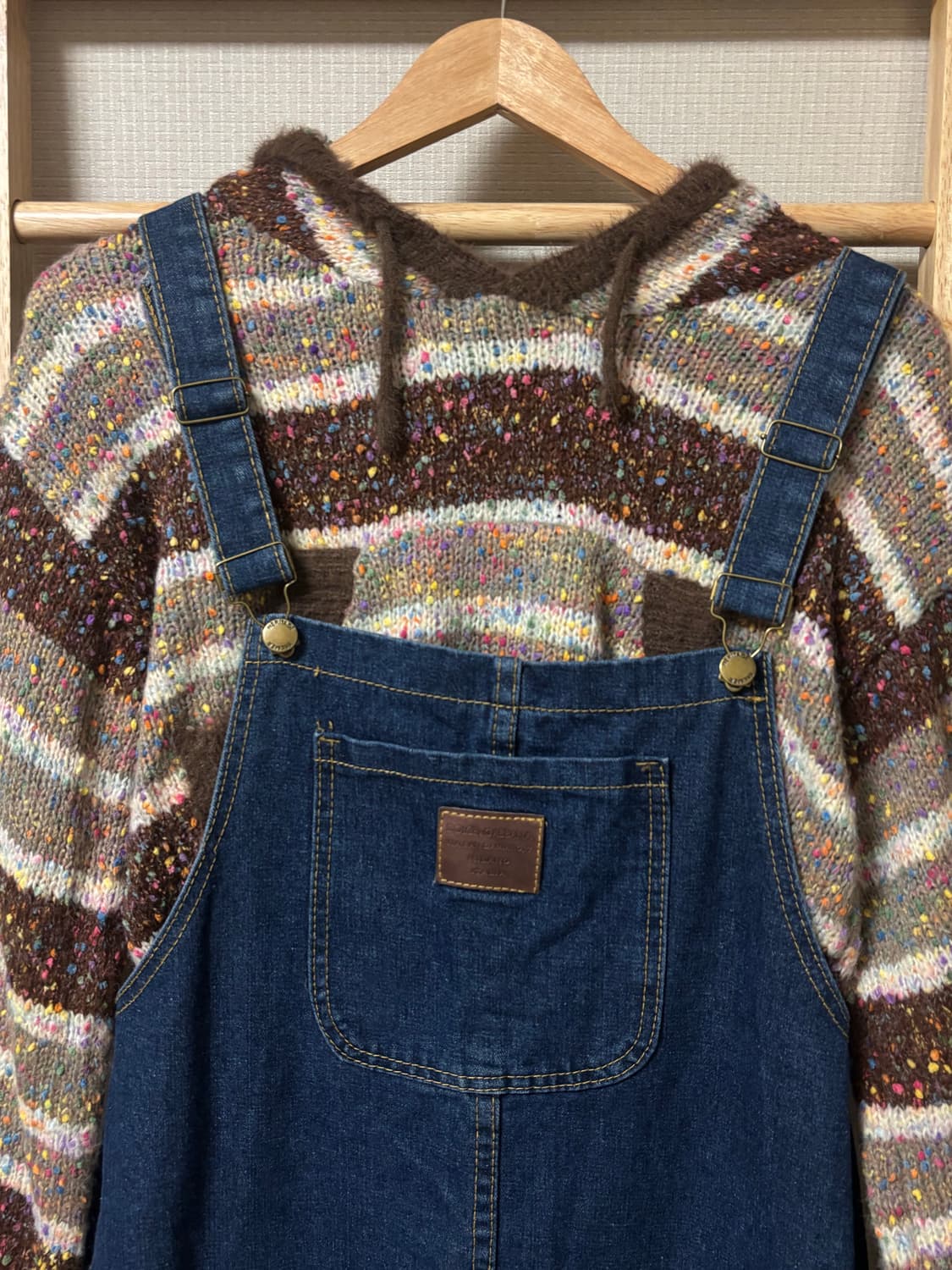 초코 솜사탕 멜빵set 상품이미지2