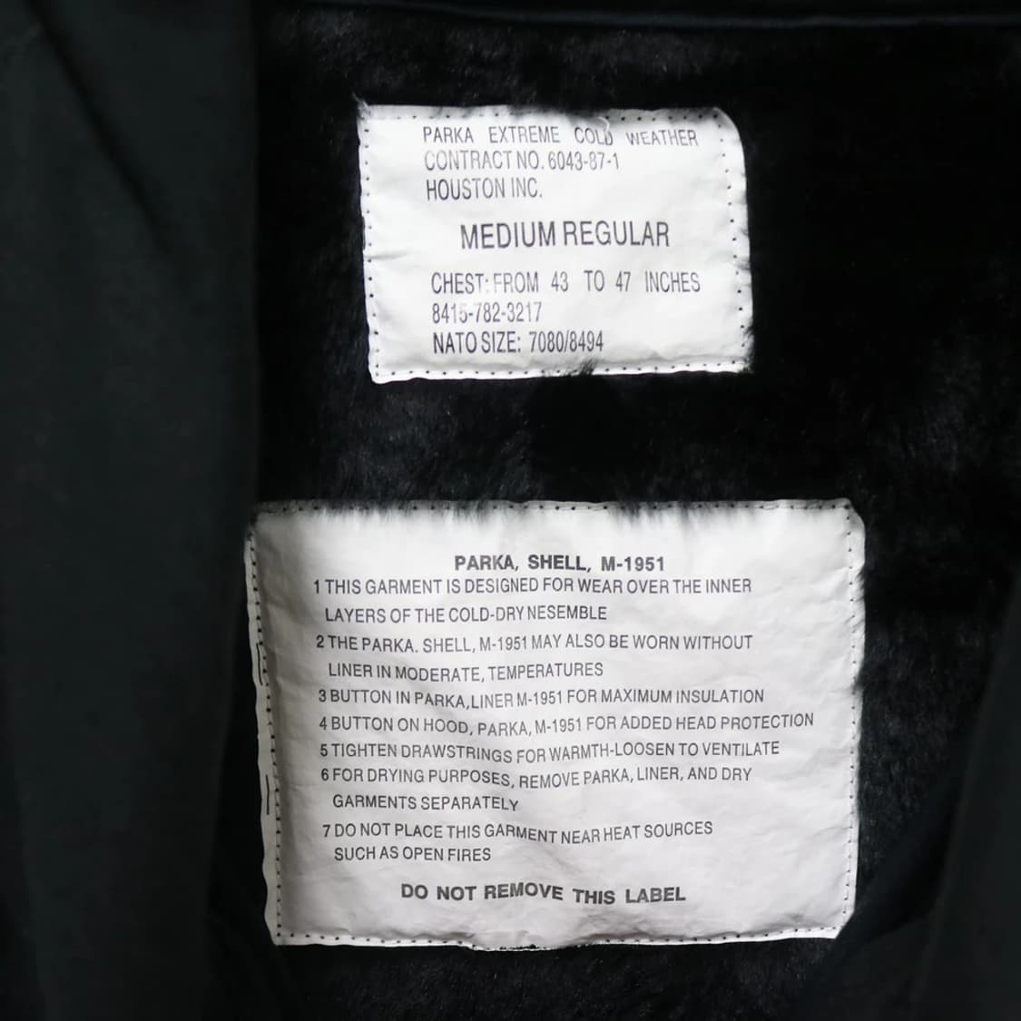 HOUSTON M-51 안감 퍼 야상 자켓 61892 상품이미지9
