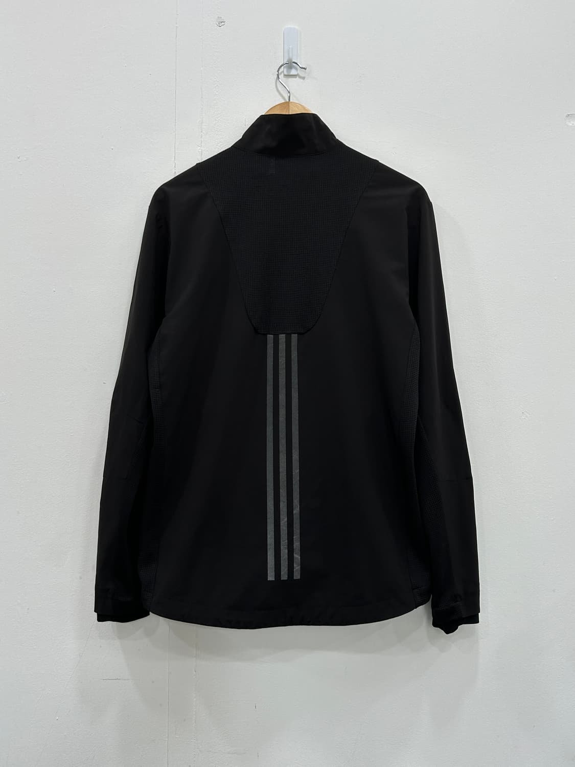 아디다스 라이트 우븐 집업 자켓 바람막이 100 블랙 상품이미지5
