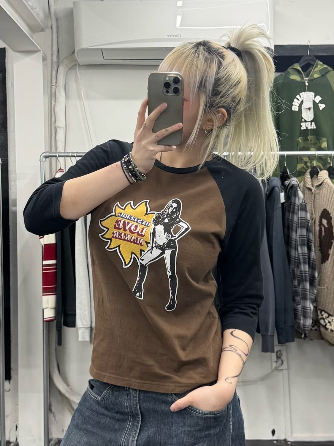 히스테릭 글래머 Love Maker 7부 롱슬리브 상품이미지5