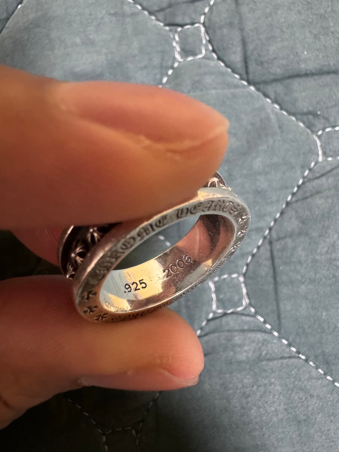 크롬하츠 미니플러스링 국내19호(us9정도) 판매 (한스룸구매) 상품이미지3