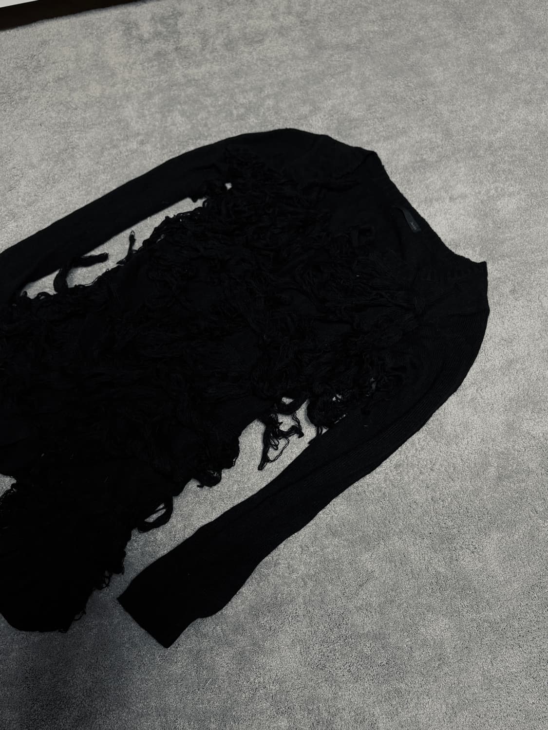 Vintage Gothic v-kei grunge knit 상품이미지3