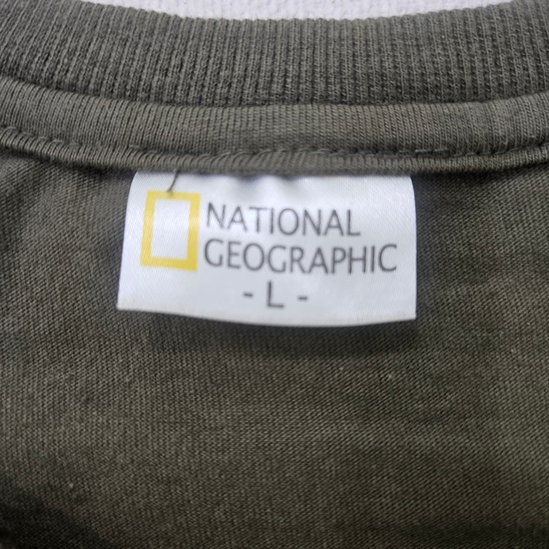 L 네셔널지오그래픽 스몰로고 반팔티 0316Y 상품이미지3