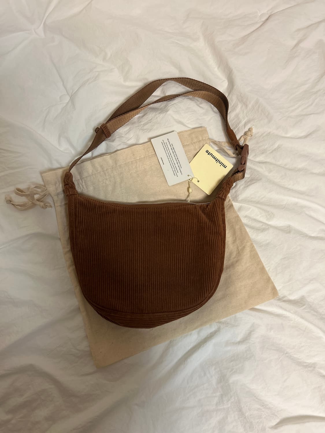 미닛뮤트 클로 웨이스트 코듀로이 브라운 상품이미지3