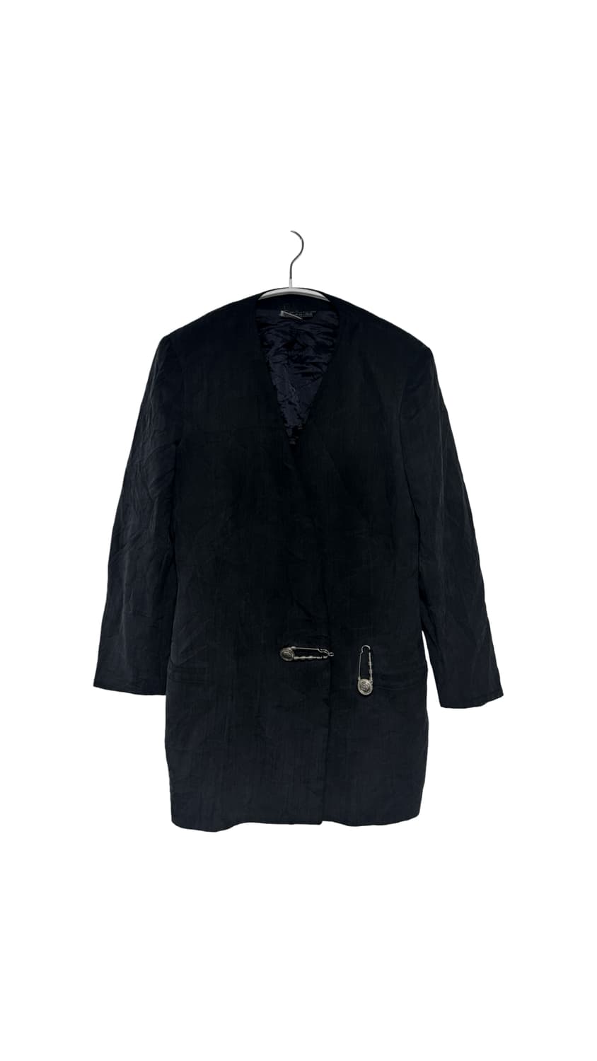 베르사체 논카라 은장 핀 블레이저 상품이미지1