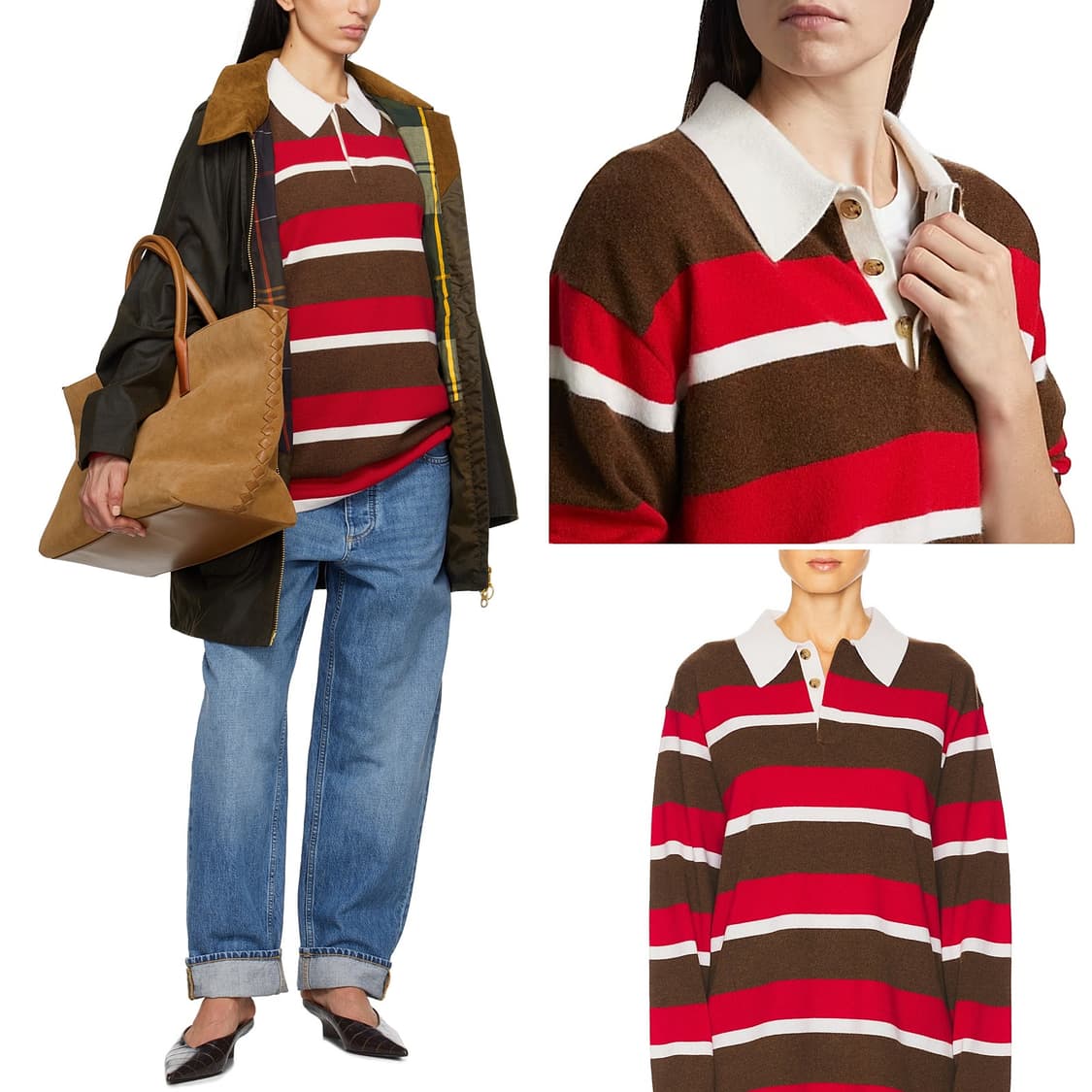 Guest In Residence 25SS 캐시미어 럭비 폴로 셔츠 상품이미지2